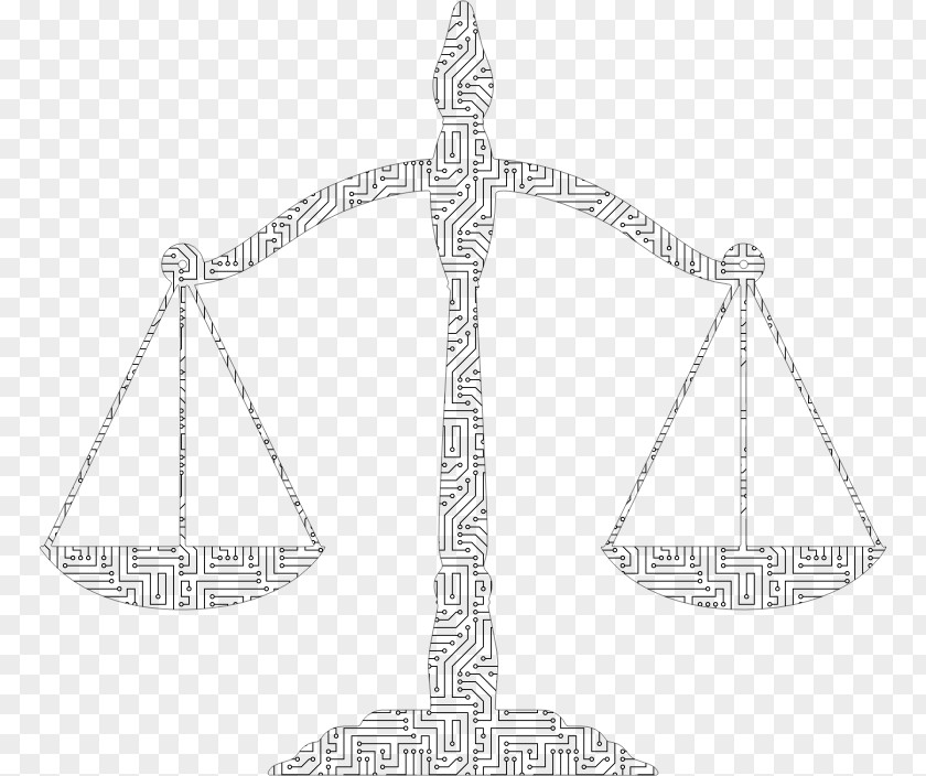 Cyber Crime Measuring Scales Lady Justice Weight Social Equality PNG