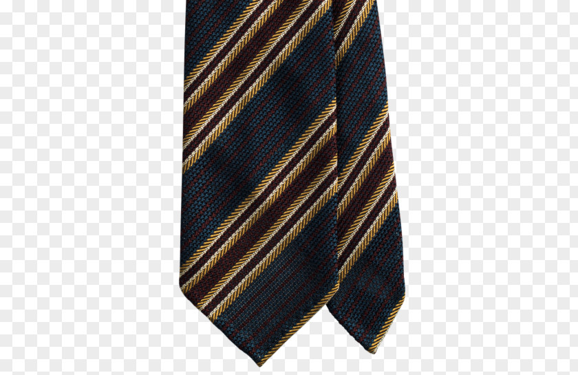 Golden Stripe Necktie Wool PNG