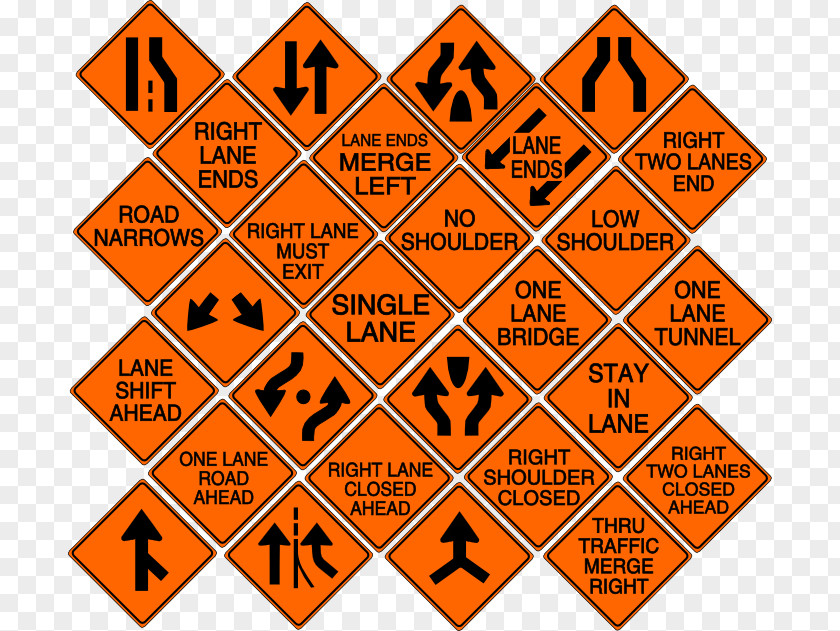 Road Architectural Engineering Roadworks Traffic Sign PNG