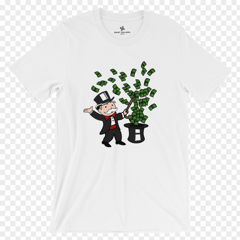 T-shirt Rich Uncle Pennybags Monopoly Sleeve PNG