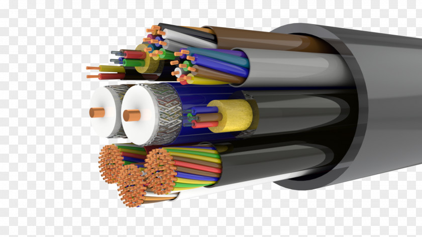 Electrical Cable Harness Power Wire Multicore PNG