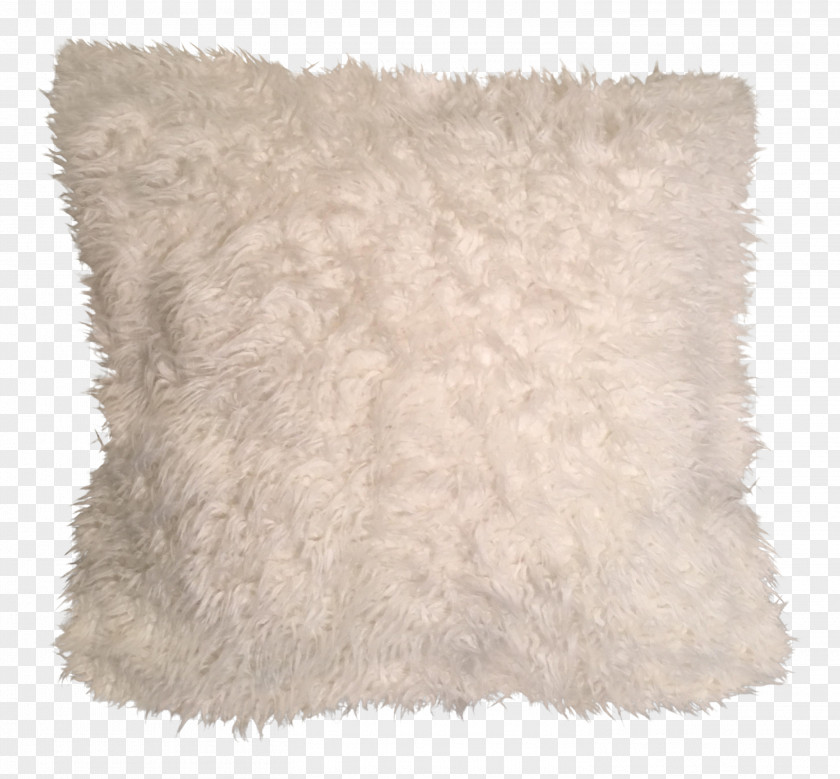 Fluffy Sign Throw Pillows Fur PNG