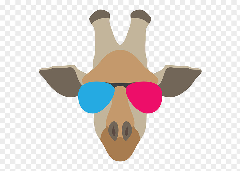 Glasses Snout Dog Giraffe Deer PNG