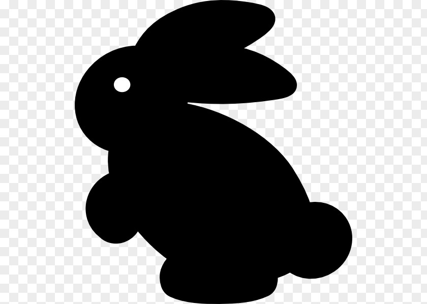 Rabbit Silhouette Cliparts White Easter Bunny Clip Art PNG