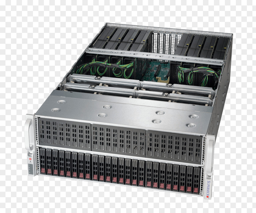 4028GR-TR0 MB RAM0 GB HDD Xeon Computer Servers Super Micro Supermicro SuperServer 4028GR-TRComputer Computer, Inc. PNG