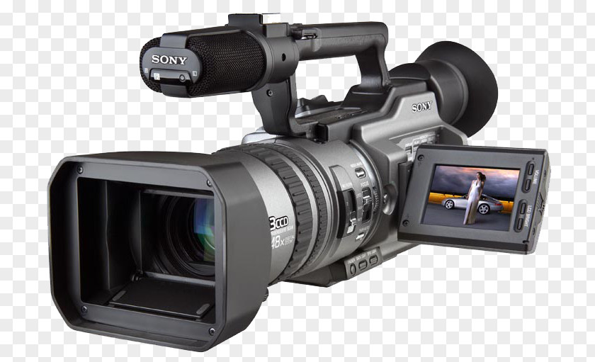 Camera Sony Handycam DCR-VX2100 Camcorder DV Corporation Three-CCD PNG