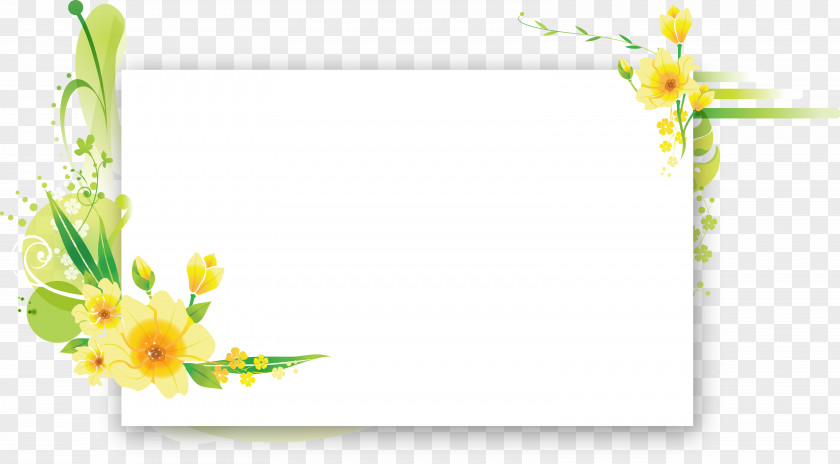 Flower Frame Picture Frames Floral Design Birthday Text PNG