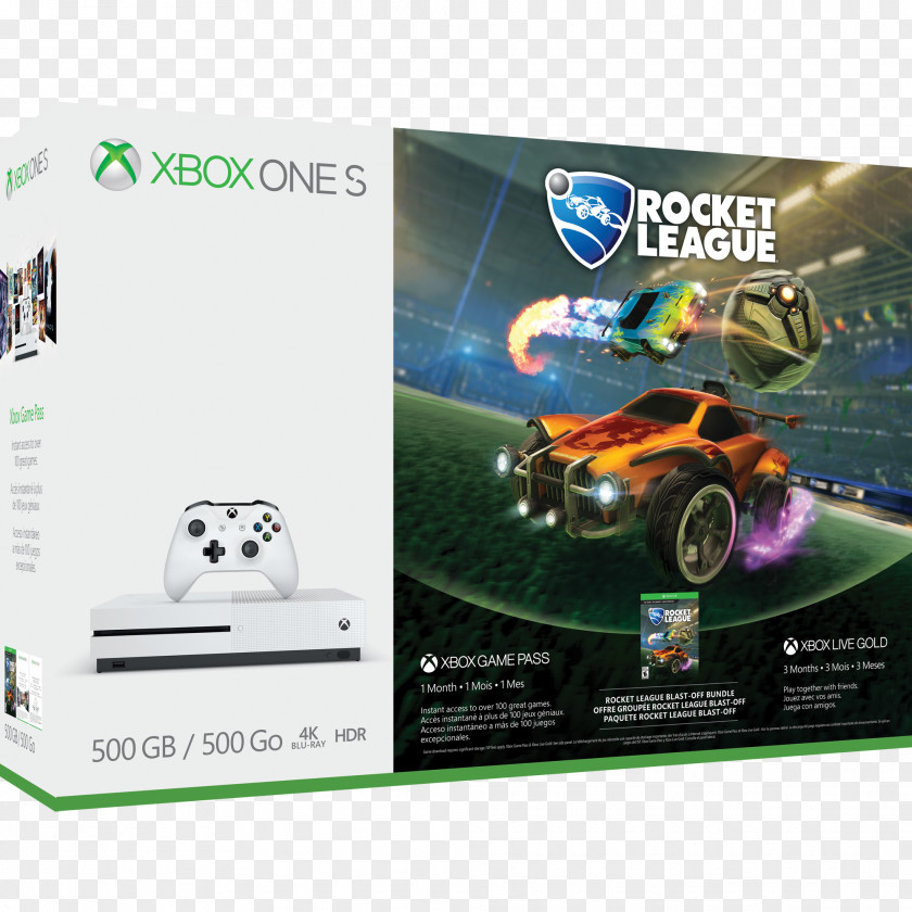 Xbox One S Rocket League FIFA 18 Ultra HD Blu-ray PNG