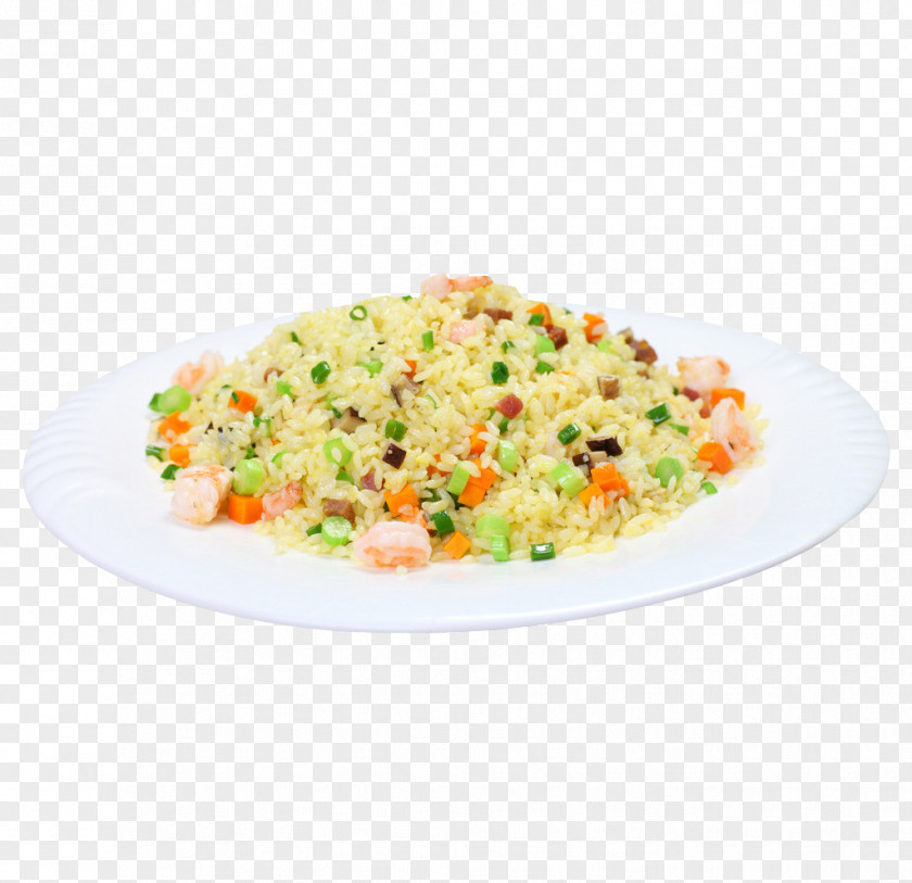 Real Shrimp Fried Rice Chinese Cuisine Stir Frying PNG
