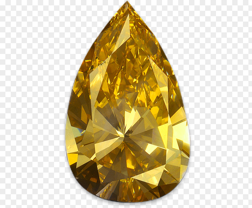 Star Golden Crystal Diamond PNG