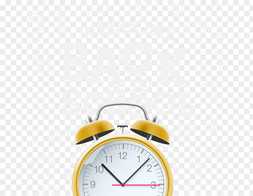 Alarm Clock First Day Of School PNG