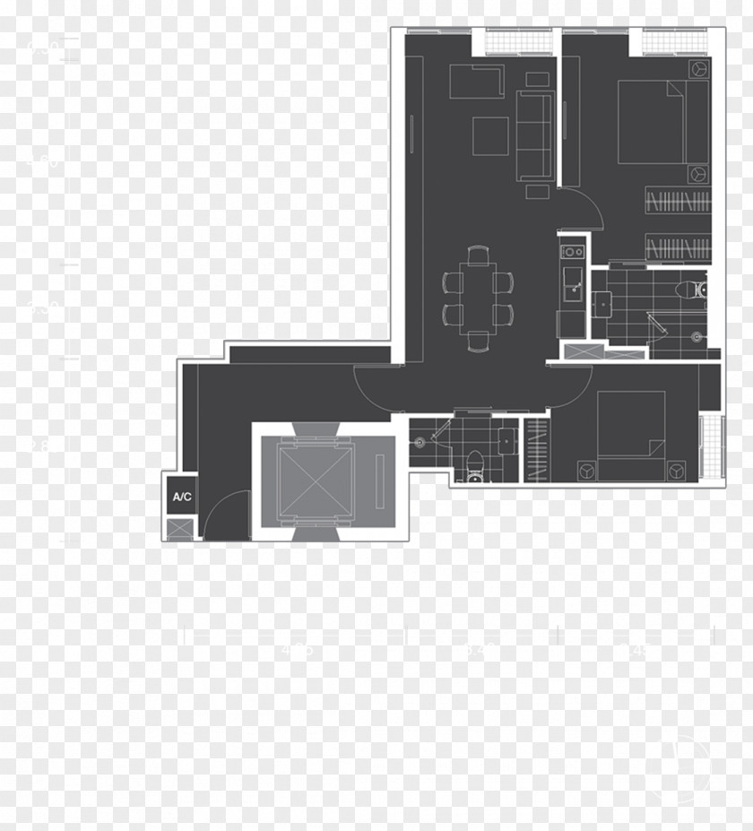 Angle Architecture Facade Floor Plan Brand PNG