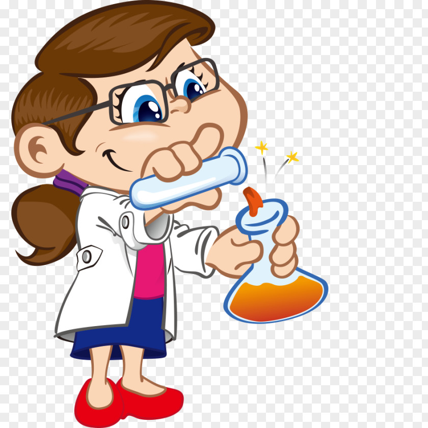 Chemistry Teacher The Cartoon Guide To Laboratory Experiment PNG