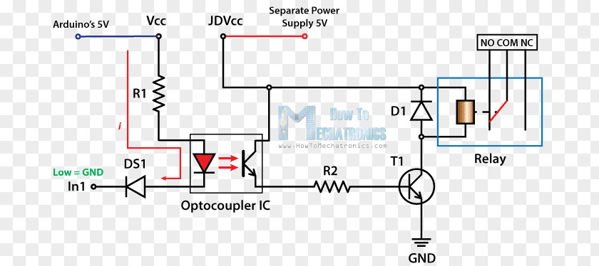 High Voltage Transformer Relay Electronic Circuit Wiring Diagram Arduino PNG