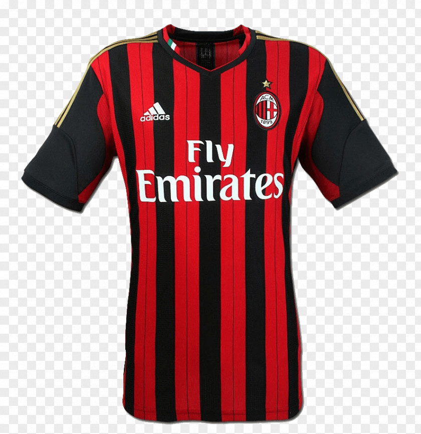 Retro Time A.C. Milan T-shirt Serie A Jersey Kit PNG