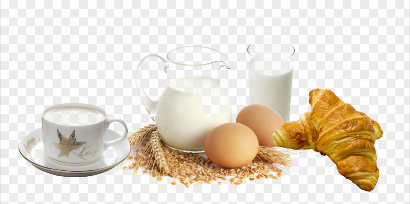 Nutritious Breakfast Coffee Soy Milk Chicken Egg PNG