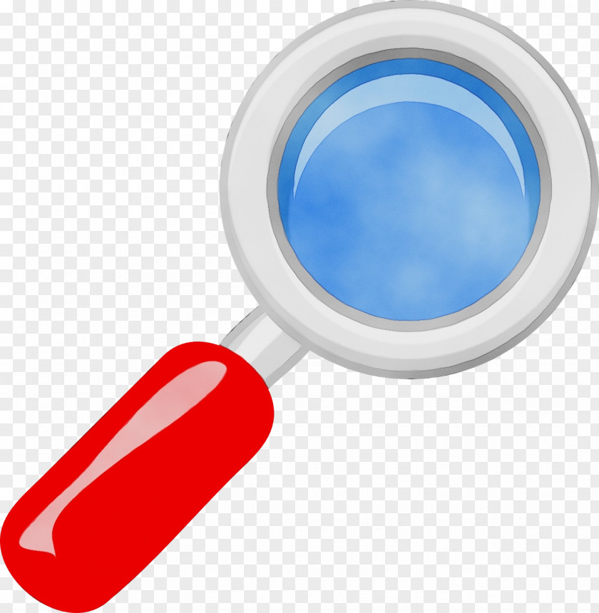 Office Instrument Blue Magnifying Glass Cartoon PNG