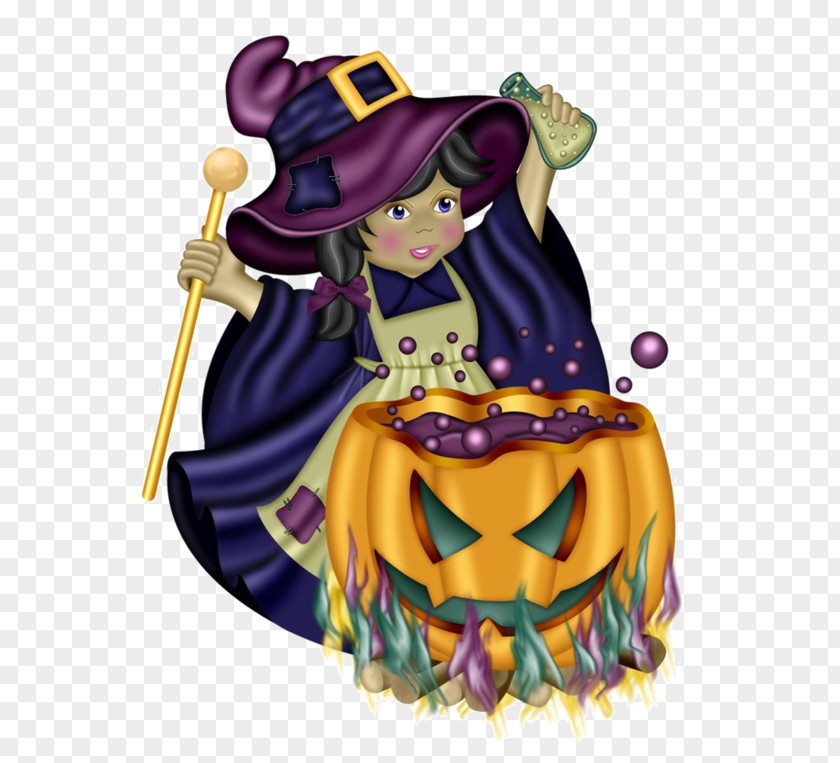 A Child With Hat Halloween Pumpkin Clip Art PNG