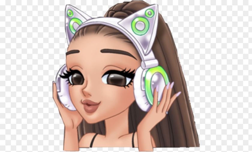 Ariana Grande Emoji Sticker Moonlight PNG