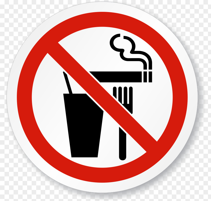 Eating Smoking Ban Drinking Sign PNG