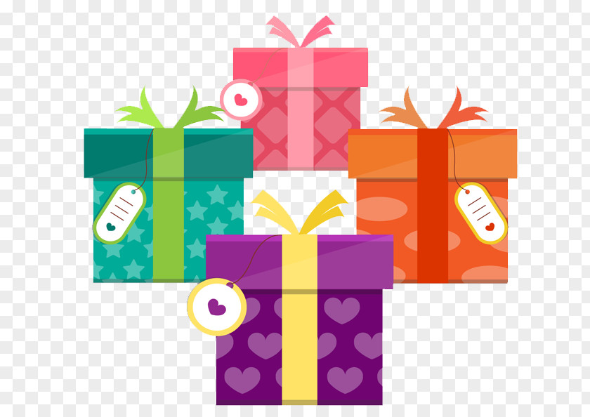 Gift Birthday Box Christmas Day Red PNG