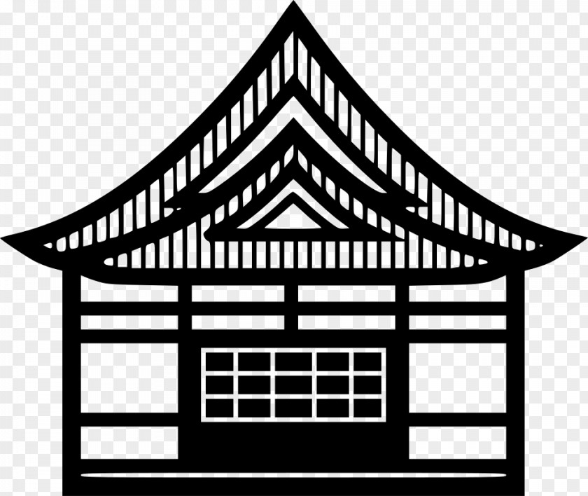 Japan House Building Clip Art PNG