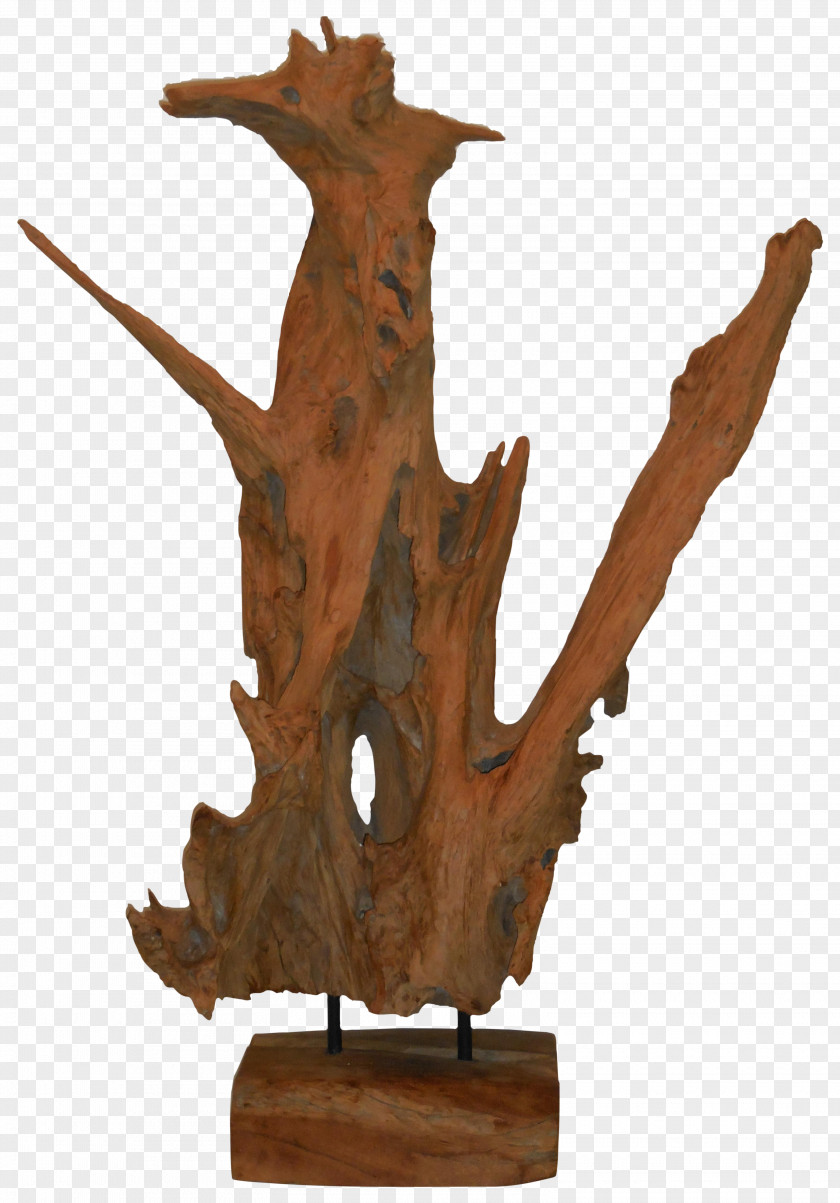 Large Driftwood Sculpture Marble Wood Abstract Art Natural PNG