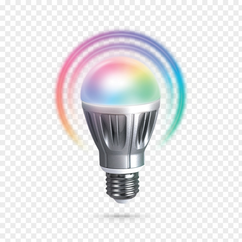 Light Incandescent Bulb LED Lamp RGB Color Model Z-Wave PNG