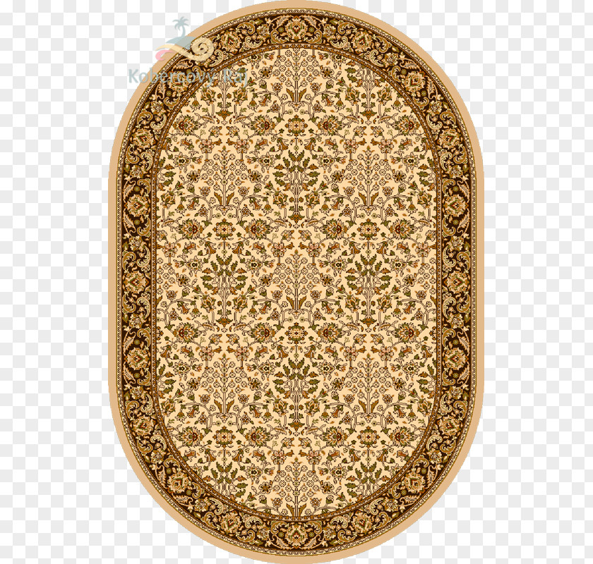 Carpet Agnella Oval Drawing Room Isfahan PNG