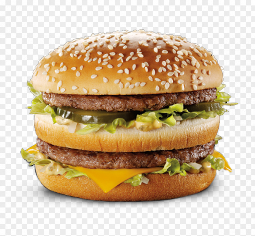 Fast Food McDonald's Big Mac Hamburger Cheeseburger Quarter Pounder N' Tasty PNG