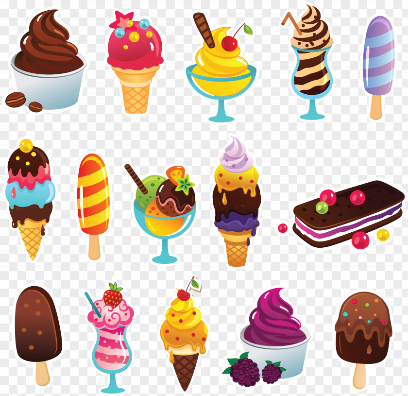 Ice Cream Fruit Salad Clip Art PNG