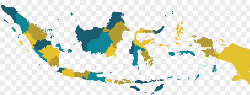 Indonesia Vector Map Clip Art PNG