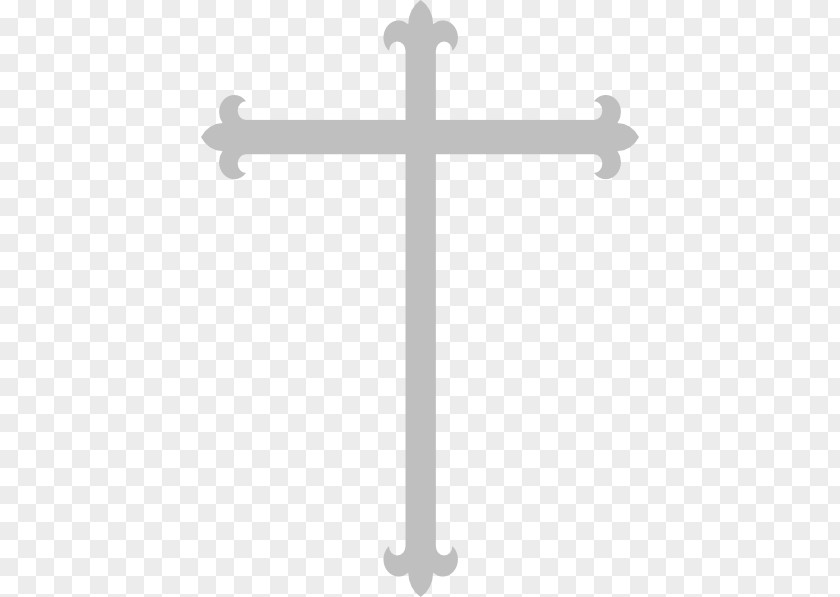Silver Line Cliparts Christian Cross Clip Art PNG