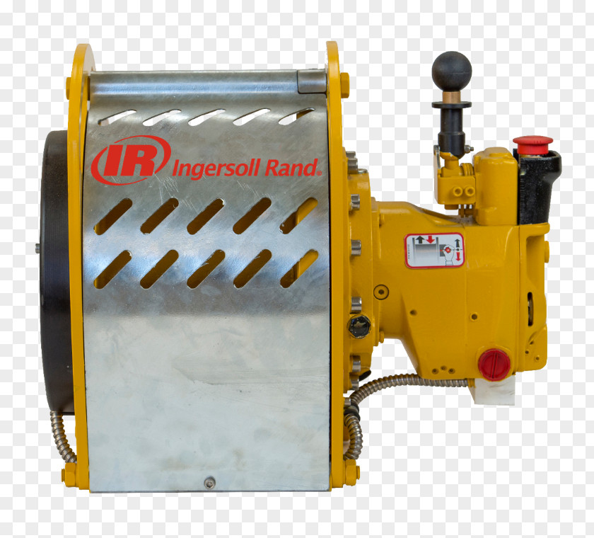 Ingersoll Rand Drill Rig Winch Machine Hydraulics Pneumatics Hoist PNG