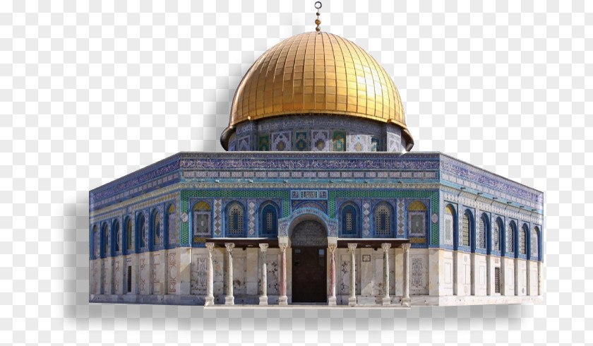 Islam Mosque Dome Of The Rock Al-Aqsa Temple Mount Great Mecca Old City PNG