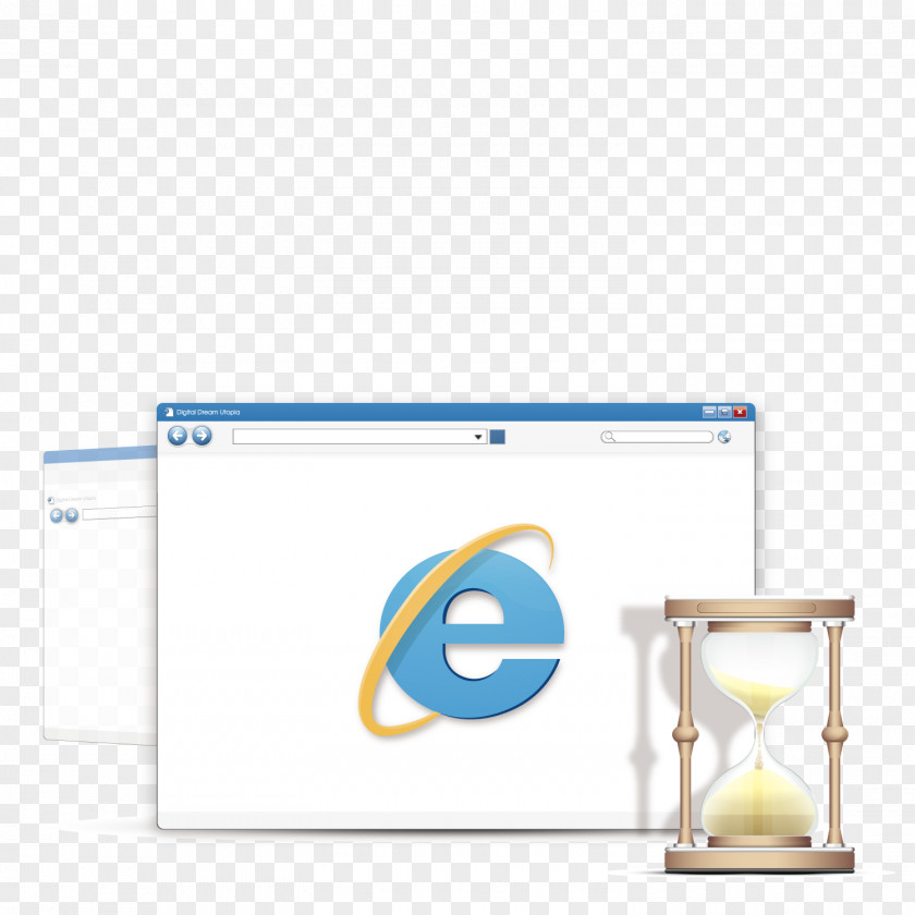 Running Pages And Hourglass Web Page Computer Single-page Application PNG