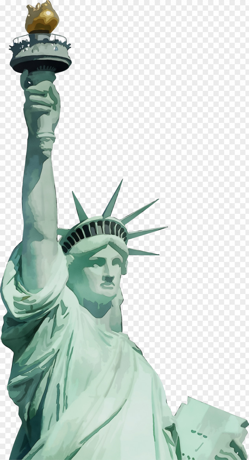 Classical Sculpture Landmark Statue Of Liberty PNG