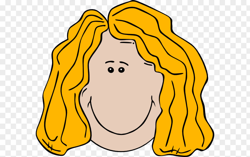 Fat Lady Clipart Blond Wig Hair Clip Art PNG