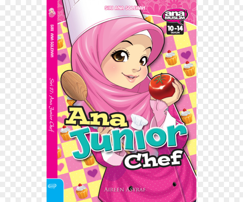 Islamic Chef ANA JUNIOR CHEF Book TETAP MENUNGGU Muslim Novel PNG