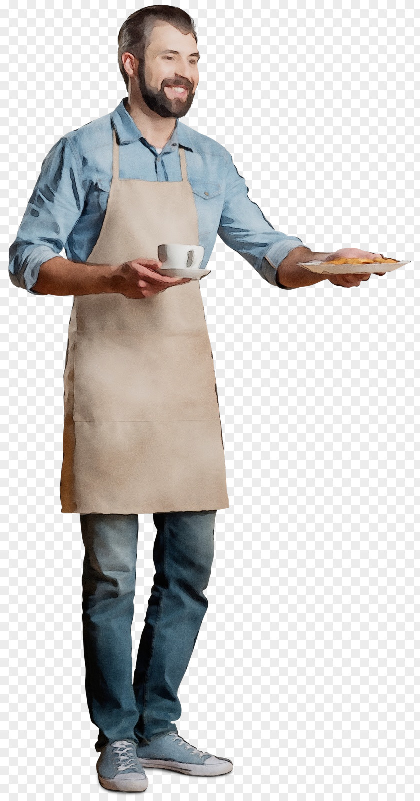 Scrubs Physician Standing Workwear Cook Apron Hand PNG