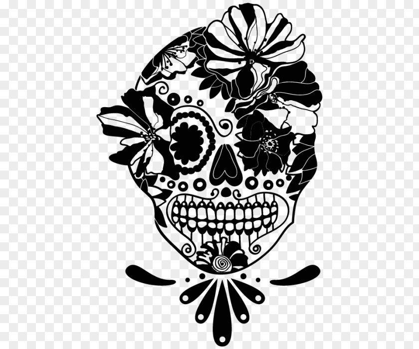 Skull Calavera Day Of The Dead Drawing Mexico PNG