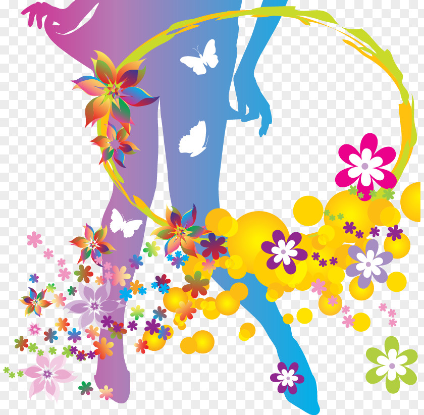 Spring Dream Pattern Stock Illustration PNG