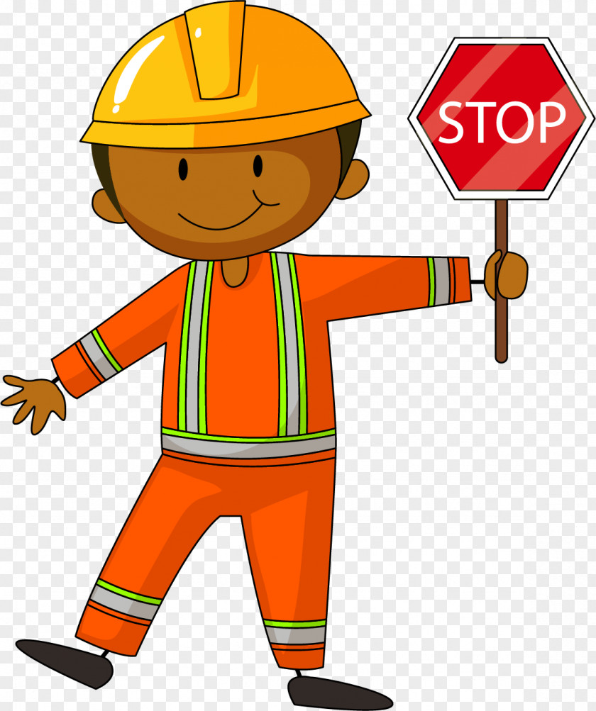 Urban Road Maintenance Engineer Construction Worker Royalty-free Illustration PNG