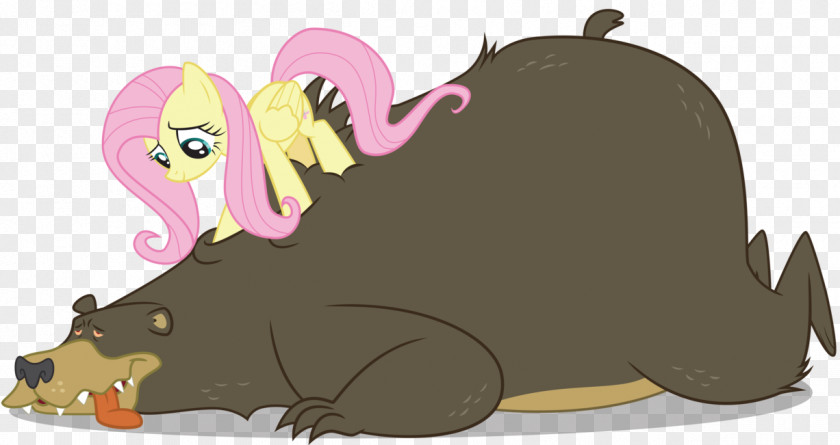 Bear Fluttershy Rainbow Dash Pony Applejack PNG