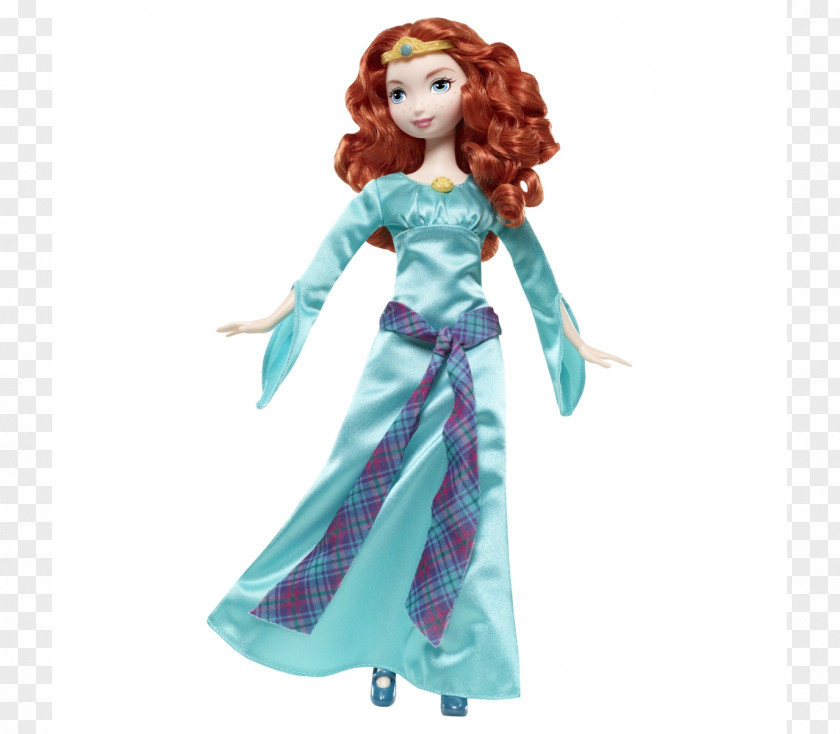 Brave Merida Ariel Disney Princess Doll PNG