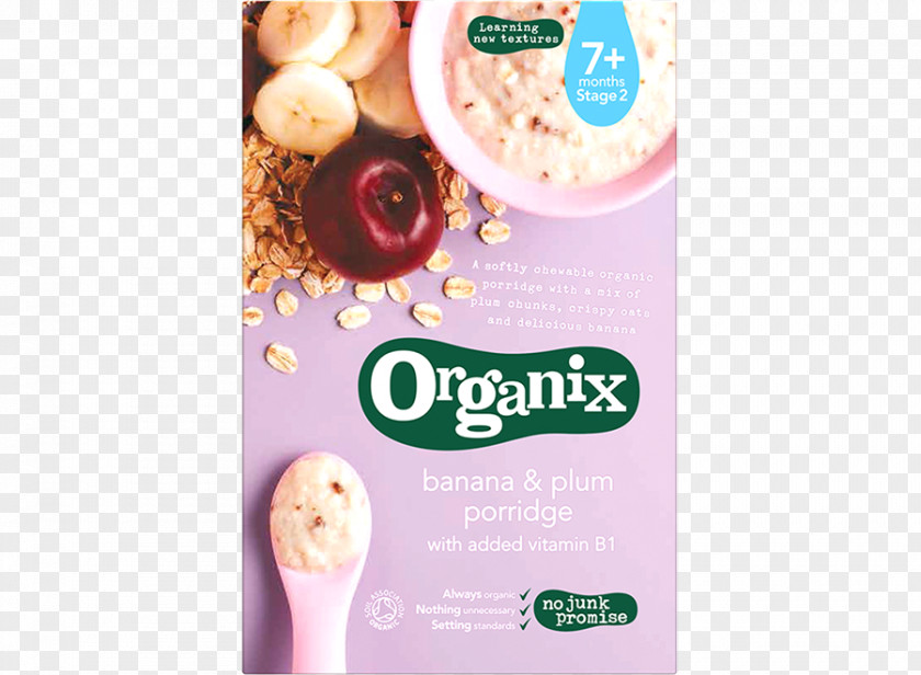 Breakfast Organic Food Muesli Oatmeal Porridge Baby PNG