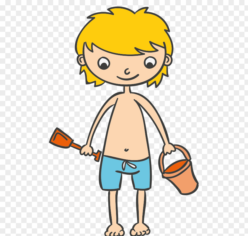 Cartoon Characters,little Boy Beach Clip Art PNG