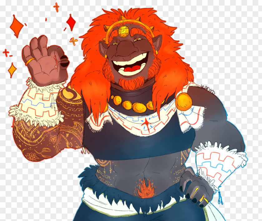 Ganon Fiction Illustration Mascot Animal Character PNG