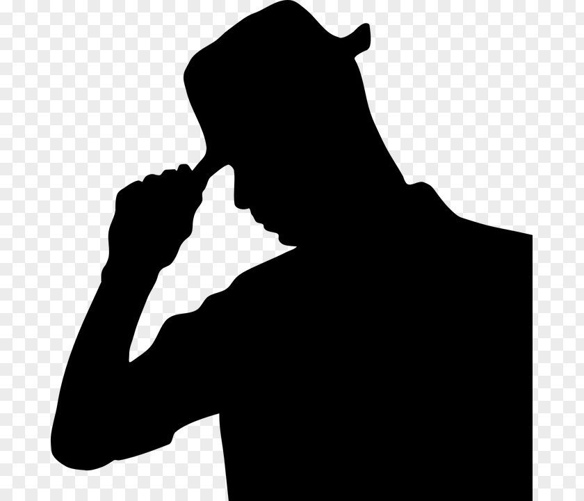 Silhouette Hat Clip Art PNG