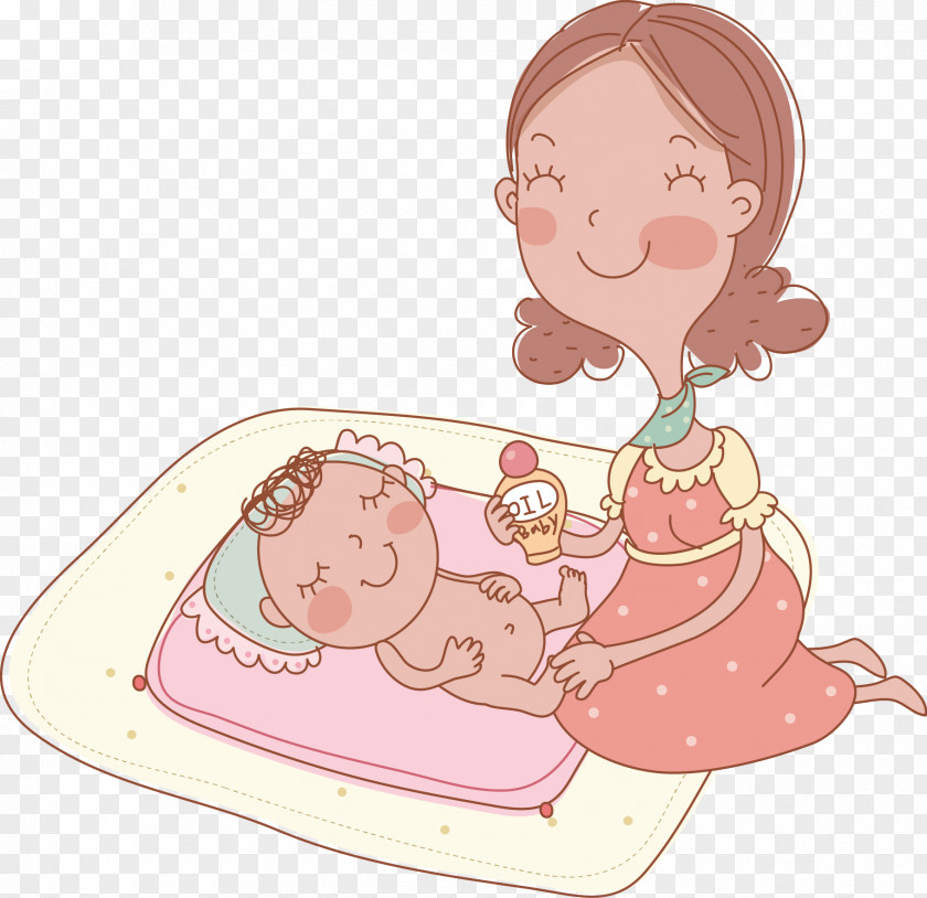 Coax The Child To Sleep Clip Art PNG
